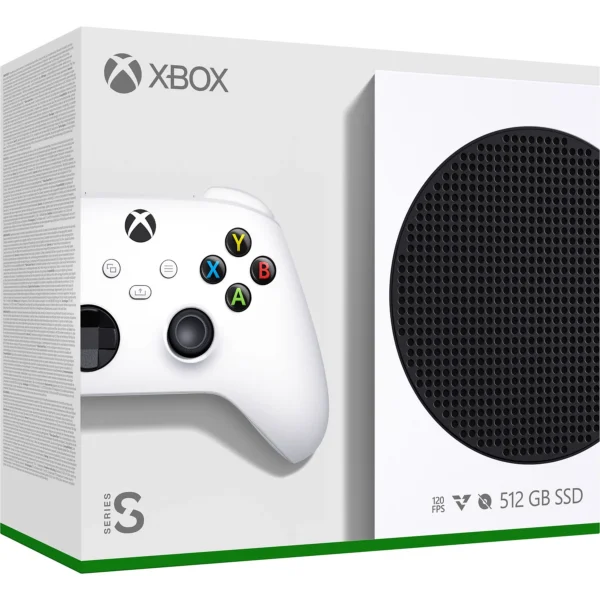 Consola - Microsoft Xbox Series S, 512 GB SSD, 1 Mando inalámbrico, Blanco
