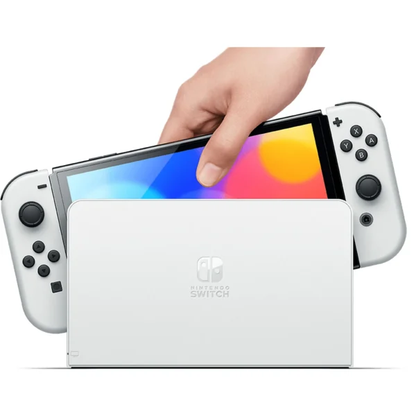Consola - Nintendo Switch OLED, 7", Joy-Con, 64 GB, Blanco - Imagen 4